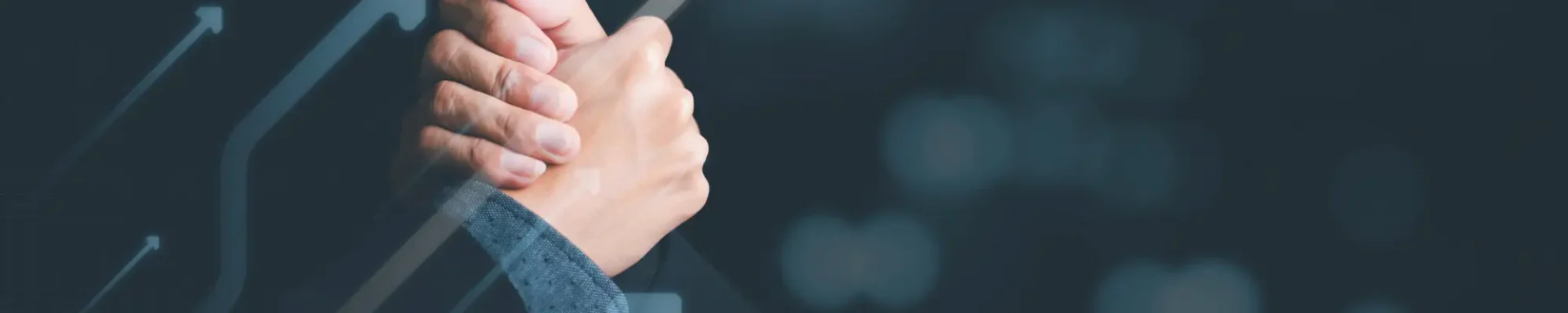 business people shaking hands indicating agreement business,concept progress in development, financial efficiency and investment with business strategy for goals and opportunities in industry future